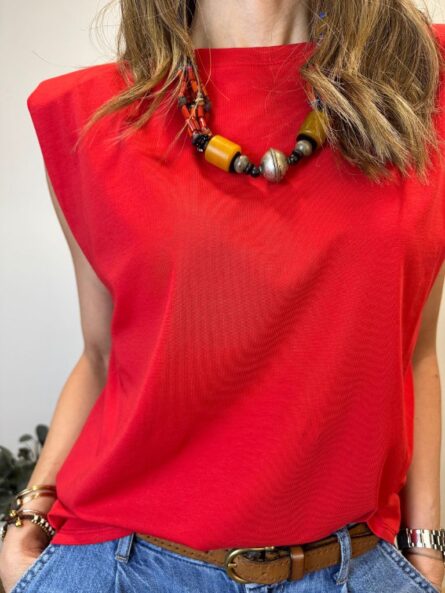 Camiseta algodón hombrera - Imagen 4