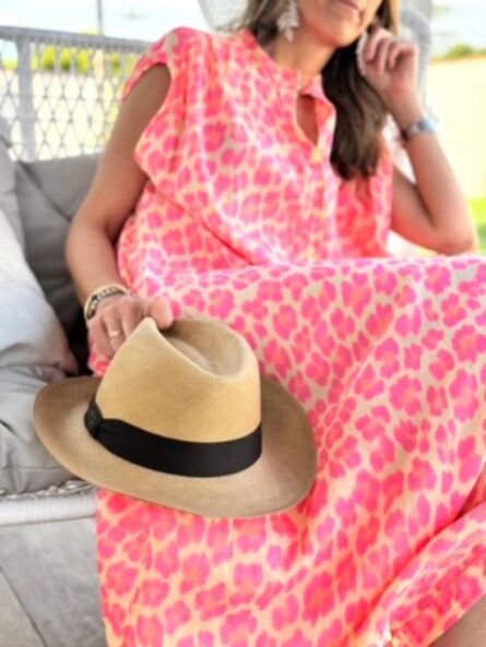 Vestido oversize animal fluor - Imagen 1