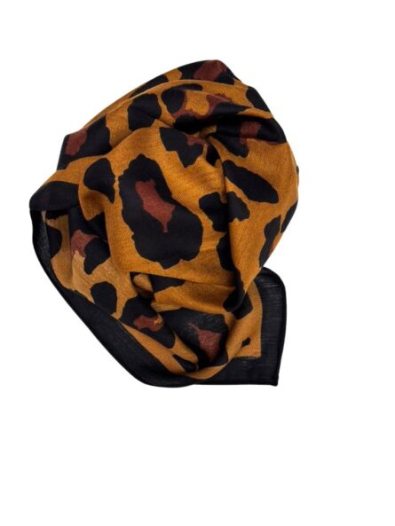 Pañuelo Animal negro y marron