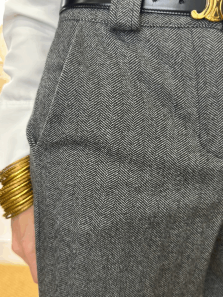 Pantalón espiga gris - Imagen 2