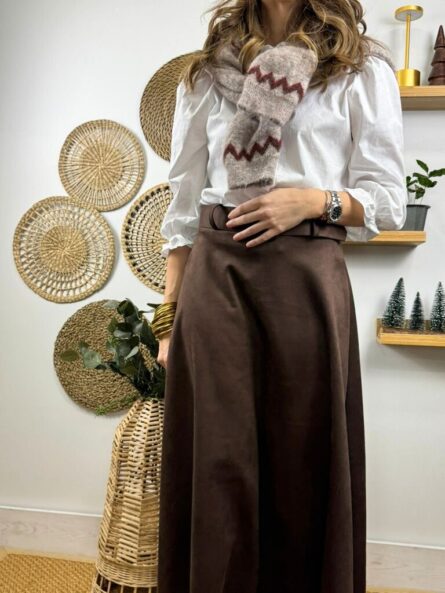 Falda Paris antelina - Imagen 2