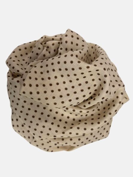 Pañuelo Lunar beige