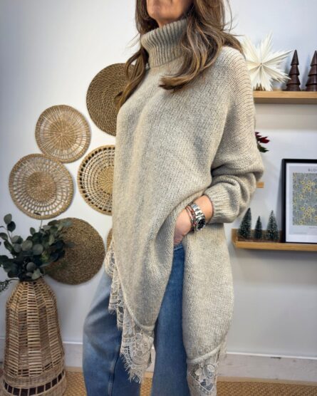 Jersey Maxi cuello cisne - Imagen 3