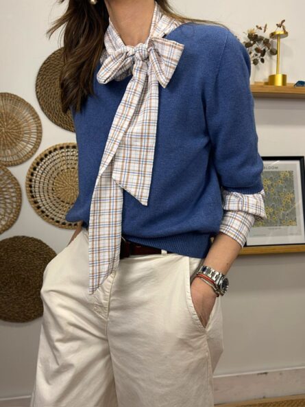 Blusa cuadros Isabelle - Imagen 3