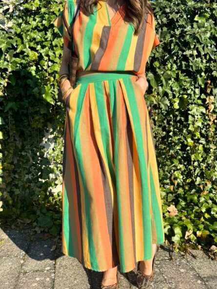 Falda rayas Colección Cápsula - Imagen 2