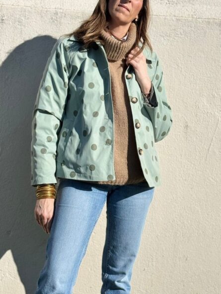 Gabardina lunares corta - Imagen 2