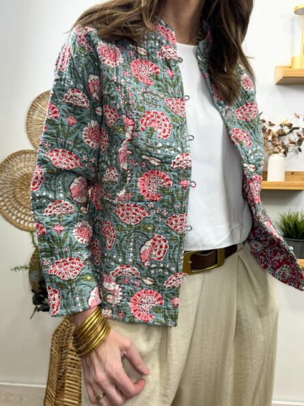 Chaqueta Reversible Verde - Imagen 3