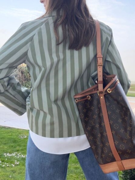 Gabardina rayas corta - Imagen 3