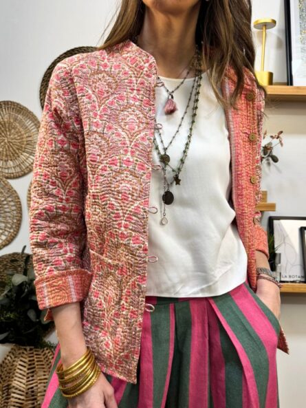 Chaqueta Reversible Rosa - Imagen 3