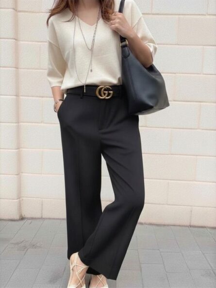 Pantalón de vestir cropped. - Imagen 6