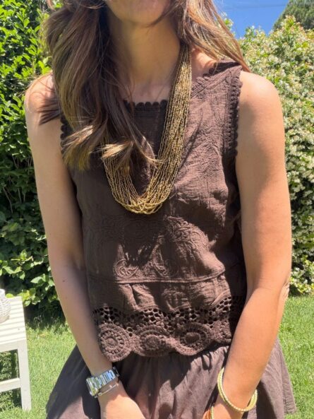 Top Crochet tirante ancho. - Imagen 4
