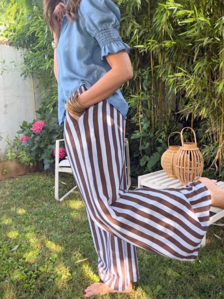 Pantalón Rayas fluido - Imagen 2