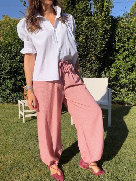 Pantalón bombacho Vichy - Imagen 1